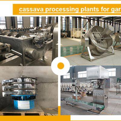 West Africa Hot Sale Cassava Garri Making Plant Cassava Processing Industry Equipment for Garri Fufu Cassava Powder Production