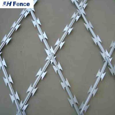 Customized Anti Rust Razor Barbed Wire Welded Razor Barbed Wire Mesh Razor Barbed Wire Mesh Fence