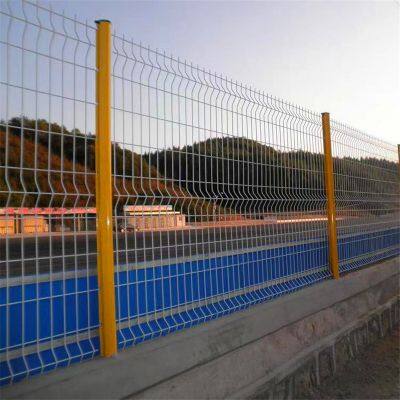 Factory Supply 3D Bend Galvanized Steel Metal Welded Wire Mesh Panel Fence/3D Curved Fence photo-3