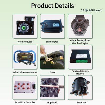 Vigorun MTSK1000 Crawler Mower 4 KM/H Operational Speed One Robotic Lawn Mower Robot Cutter photo-3