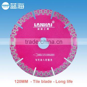 Supper Thin blade Precision Cutting Tile Blade 120MM*20*1.5MM