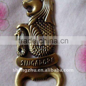 2012 new year gift cheap custom hot sale fashion promotional metal beer bottle opener