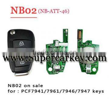 2016 Newest NB02 3 button remote key with NB-ATT-46 model for KD900/URG200 machine with best quality