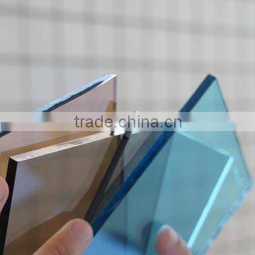 tinted tempered glass with CCC,CE,EN,BS certificate (5mm-19mm)