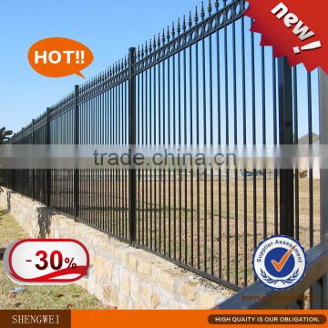 steel yard fence panel / tubular steel fence / safe fence