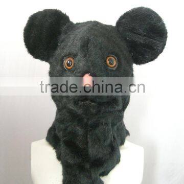 Moving Mouth Animal Mask for Kids/Children - Mister Black Mouse