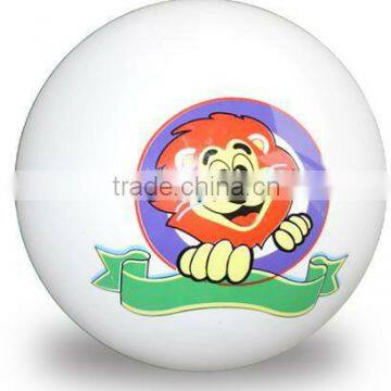 plastic PVC toy ball on beach playing sticker ball