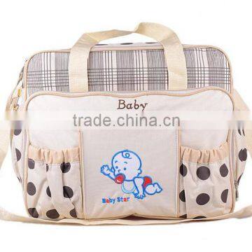 High Quality Large Functional Mommy Bag Cute Baby Diaper Bag photo-3