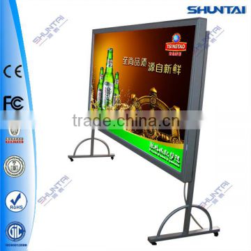 double sided aluminum led edgelight backlit fabric light box