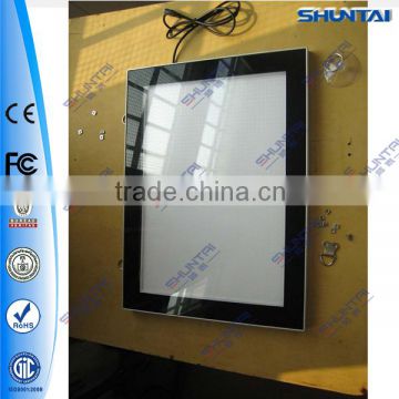 Square wall mounted magnetic LED light box