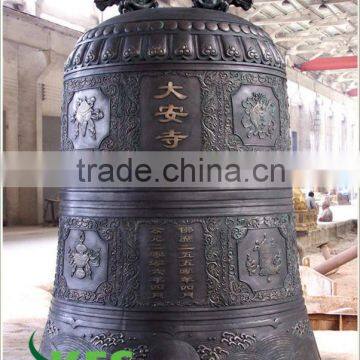 Bronze casting large bell sculpture