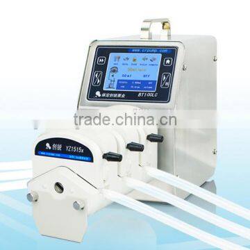 2015 new design high accuracy small volume liquid transfer peristaltic pump