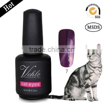 factory oem Soak off Nails Art Gel Polish cat eye color gel nail polish