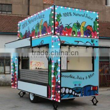 European Style Mobile Food Caravan Truck Mobile Pizza Vending Van With Big Ads Board photo-5