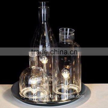 Modern Glass Bottles Shap Table Lamp for Bar Cafe PLT8075-3