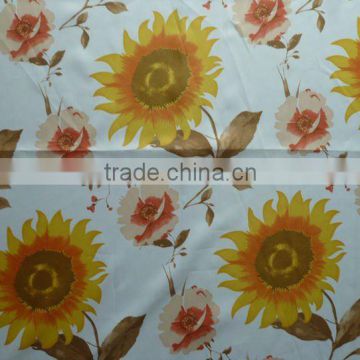 Yellow sunflowers printed table cover