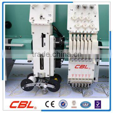 Tapping and flat computer embroidery machine