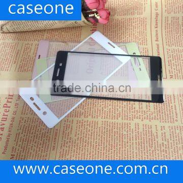 2016 New Product 100% Full Cover 3d Curved for Sony Xperia X/XP Tempered Glass Screen Protector