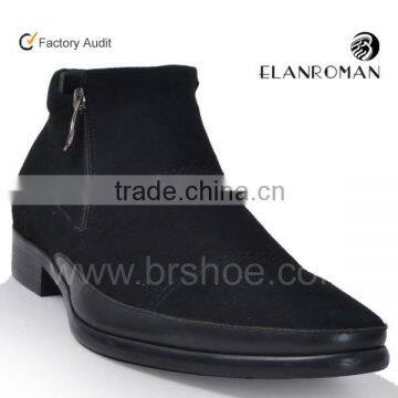 Fashion mens leather riding boots