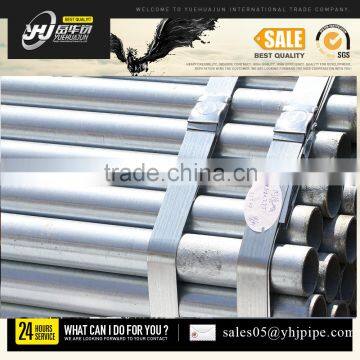Round Hot Dippeed Galvanized Steel Pipes for Construction photo-3