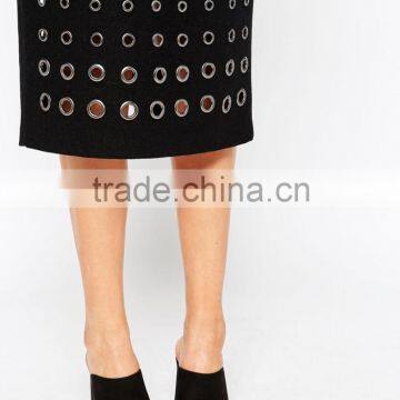 Hollow Lady Elegant Skirts Designs Dress Summer Apparel Women Uniform photo-3