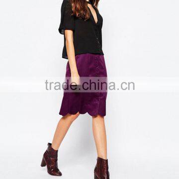 Qipao lady ruffled skirts designs dress summer apparel suppliers