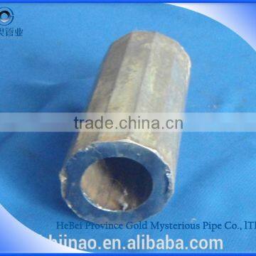 Seamless steel dodecagon pipe for rebar connection sleeve