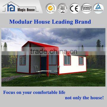 2016 new designed prefab house with one or two bedrooms,low cost prefab house