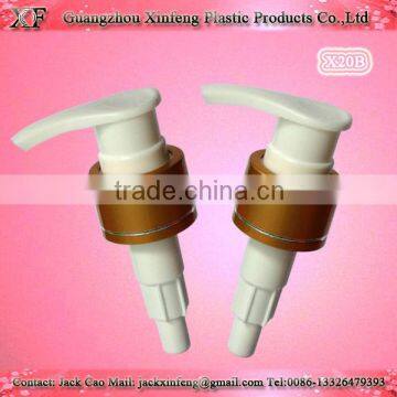 24/410 aluminum lotion pump for plastic bottle packaging