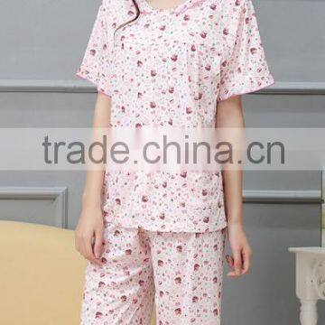 100% Cotton Women Pajamas Wholesale Cheap Price photo-2