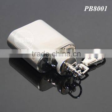 1oz Stainless Steel Portable Flagon Kettle Oilcan Keychain 28ML Metal Travel Wine Pot Mini Hip Flask photo-5