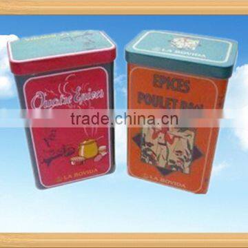 Candy/Chocolate/Food Tin Boxes, Food Grade Tin Plate with CMYK Printing, Customized Designs Welcomed