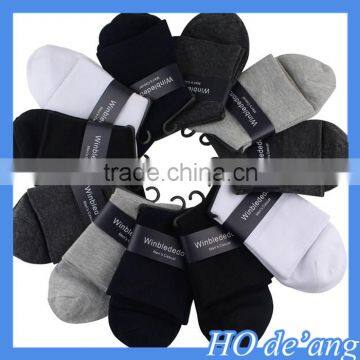 Hogift 2016 Leisure Business Combed Cotton Men's Socks Men's Foot Tube Socks Wholesale MHo-211 photo-2