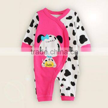 2016 New Design factory OEM girls baby romper with baby clothing china