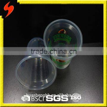 Factory Price Food Grade 180ml Plastic Clear Yogurt Cup And Lid