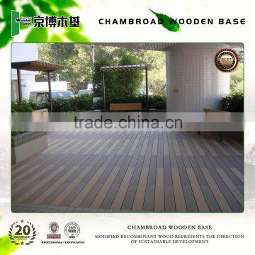 Brown Waved Wear-resistant Hardwood Flooring