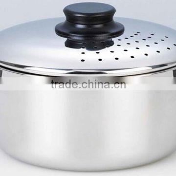 Stainless steel Italian pasta cooking pot soup pot