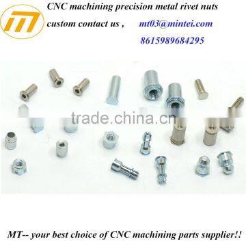 precision CNC machining metal rivet nut