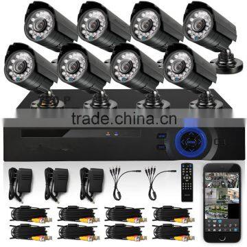 1080P IP HD CCTV KIT 8 x 900tvl Waterproof CCTV Camera Outdoor 8CH + Onvif NVR HVR DVR P2P Home Security System