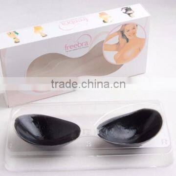 Custom-made Cheap Black Imported Sexy Thin Silicone Bra For Ladies photo-2