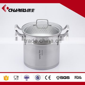 Multifunctional stainless steel electric pasta pot with strainer