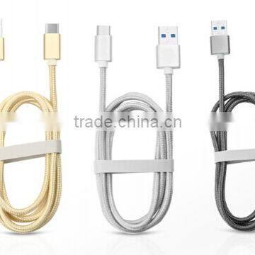 New products 2016 USB Type C Connector Data Cable Type-c Cable common use for android and iphone