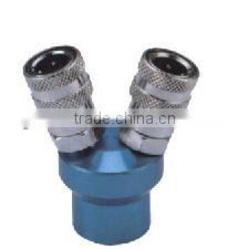 2 way manifold Nitto/Japan air release quick coupler, mini coupling Y-type