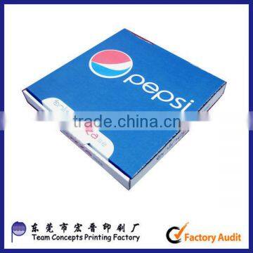 custom advertisement pizza box made in china