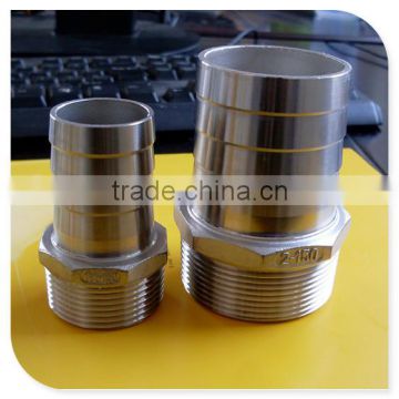 4" SUS304 NPT industrial thread hose tail fittings