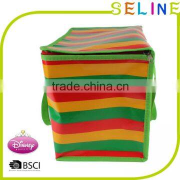 Non Woven+PEP,Non-woven Material and Food Use Insulated Cooler Bag With Zipper photo-2