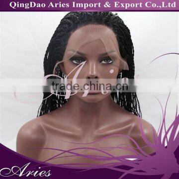 Micro braided lace front wigs for black women