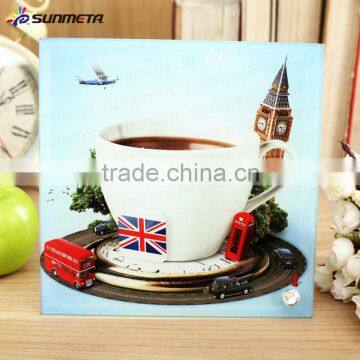 sublimation glass photo frame BL-25 200*200*5