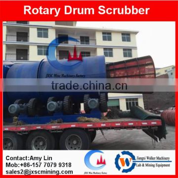 gold washing trommel rotary scrubber for alluvial gold mining plant