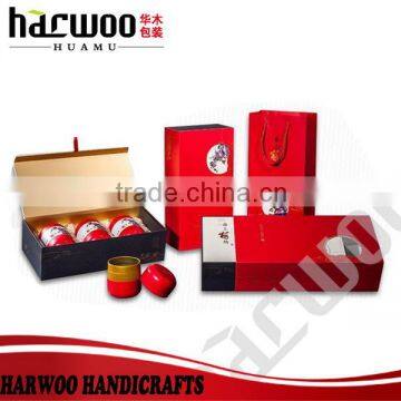 HMGTB-096 high-end beautiful tea paper box and bag for gift